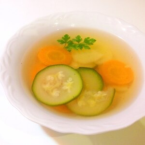 まんまるスープ＊夏野菜スープ